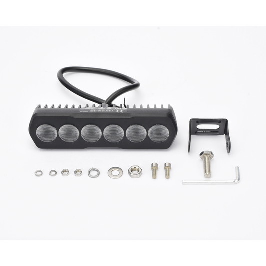 Luz de Trabajo de 6 LED, 1300 Lumenes, 12-24 VCD