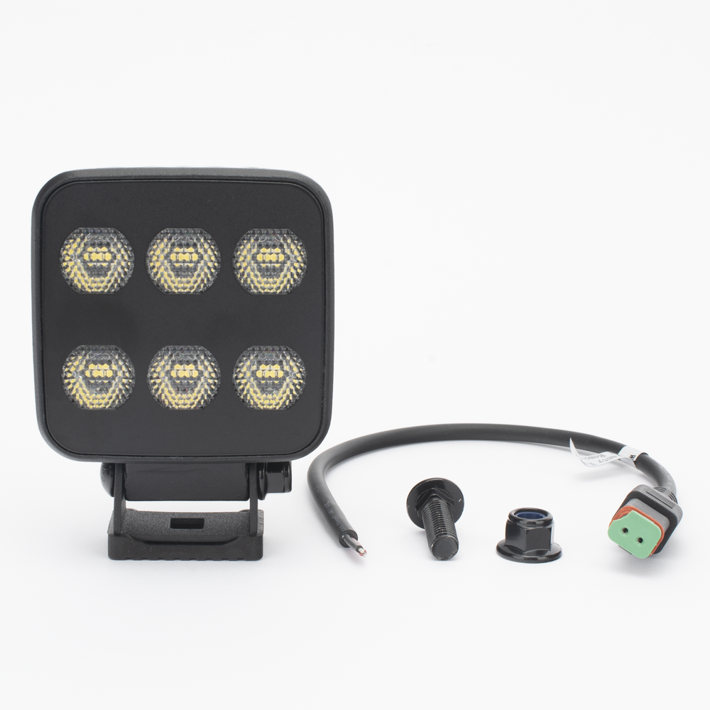 Luz de Trabajo de 6 LED, 6552 Lumenes, 12-24 VCD