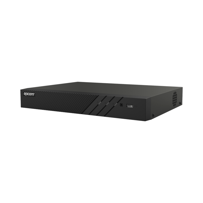 KIT TurboHD 1080p / DVR 8 Canales / 4 Cámaras Bala (exterior 2.8 mm) / 4 Cámaras Eyeball (exterior 2.8 mm) / Transceptores / Conectores / Fuente de