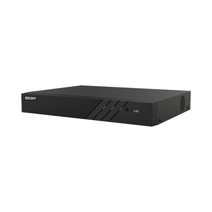 KIT TurboHD 1080p / DVR 8 Canales / 4 Cámaras Bala (exterior 2.8 mm) / 4 Cámaras Eyeball (exterior 2.8 mm) / Transceptores / Conectores / Fuente de