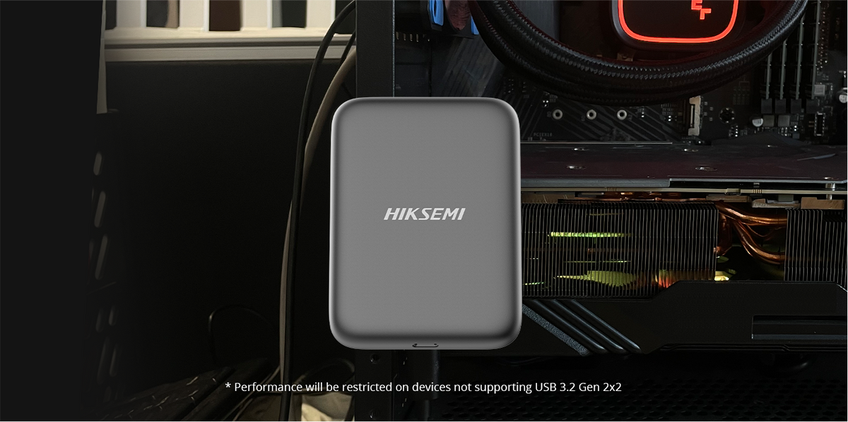 Unidad SSD Portátil HIKSEMI Elite 9 / 1TB / Magnética / USB-C / 2000 MB/s / Creadores de Contenido