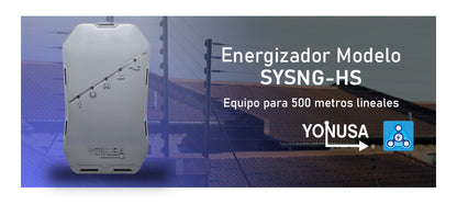 KIT deEnergizador 12,000Volts - .5 Joules / 500 Mts Lineales de Protección / Cercas Electrificadas / Llavero Incluido
