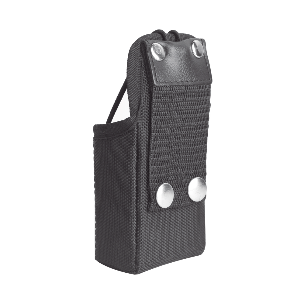 Funda Reforzada de Nylon para Cinturón con Correa y Boche Frontal, Estándar en la Mayoría de los Radios IC, TK, NX, etc