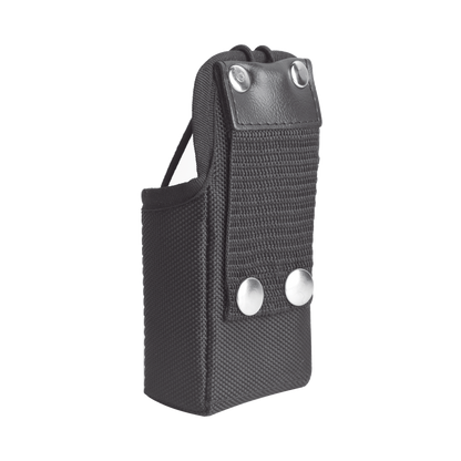 Funda Reforzada de Nylon para Cinturón con Correa y Boche Frontal, Estándar en la Mayoría de los Radios IC, TK, NX, etc