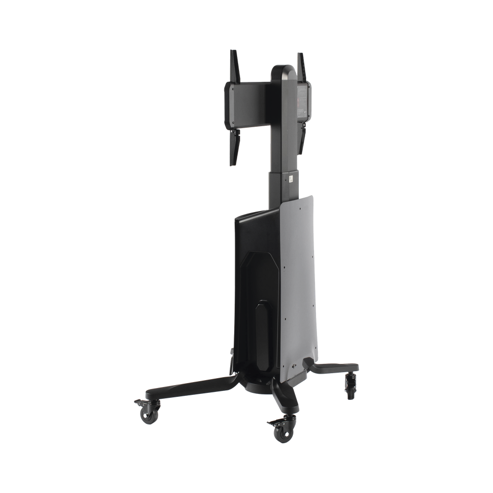 Montaje de piso movil para pantallas 55-80IN ajustable motorizado