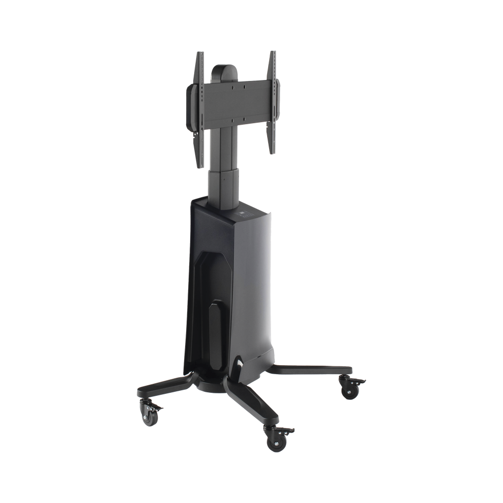 Montaje de piso movil para pantallas 55-80IN ajustable motorizado