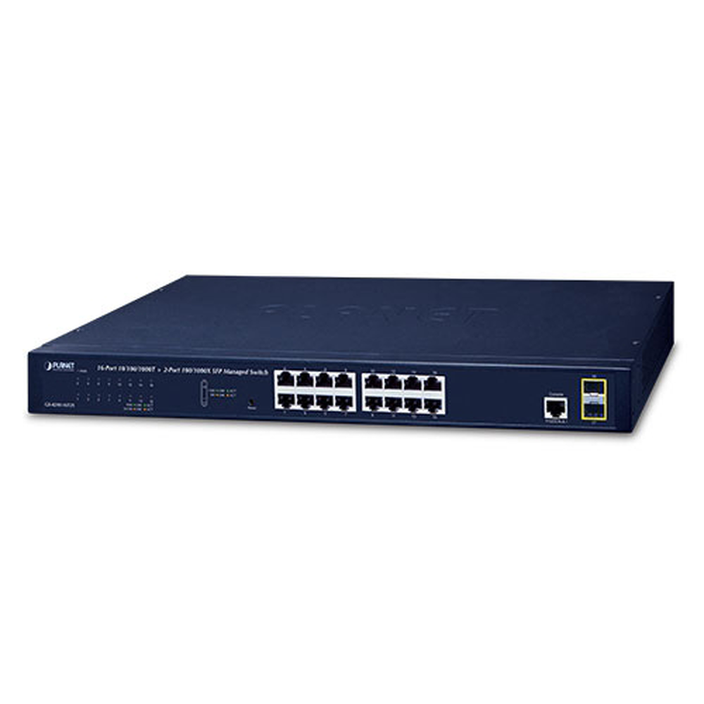Switch Administrable Capa 2, 16 Puertos 10/100/1000T, 2 Puertos SFP 100/1G/2.5G, Administración Remota con CloudNMS