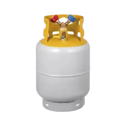 Cilindro/Tanque portátil 30 Libras / para contenido de refrigerante / Aires Acondicionados / Refrigeración / Climatización Automotriz.
