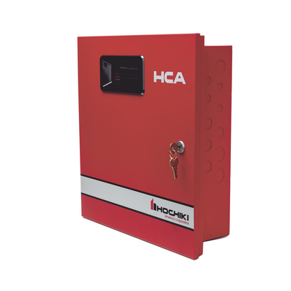 Panel Convencional De 8 Zonas, Hasta 20 Detectores por Zona, Capacidad 6.5A, Alimentación 120V, Color Rojo (0100-09600), Listado UL 864 9th Edición