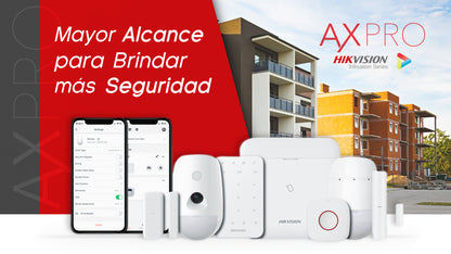 (AX PRO) Sirena Inalámbrica Interior / 105dB / Audio Intercom 85 dB / LED de Alerta