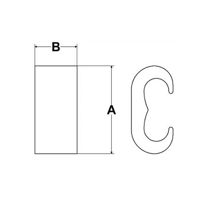 Conector Mecánico tipo YGHC-C, compresión en forma C para calibre mínimo 1 tre- 2/0 tre y conductor máximo 6 sol - 2 tre.