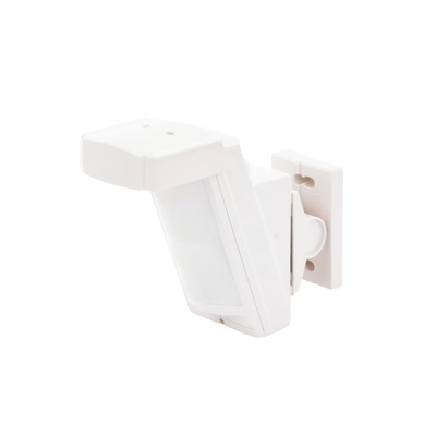Detector PIR para Exterior / 12 m (39.4 ft) / 85° / Montaje 2.5-3 m / Cableado / Lógica Inteligente Antimascota / Doble Blindaje / Compatible