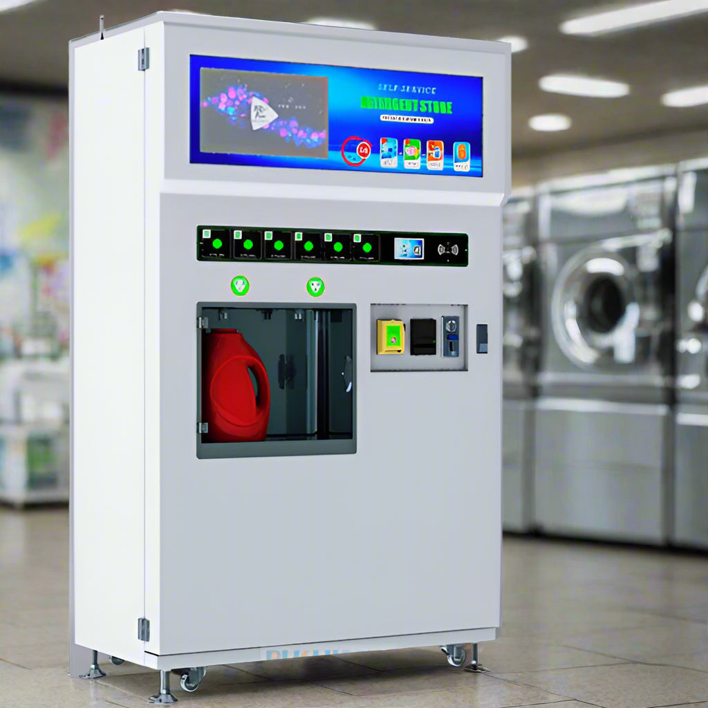 Máquina Expendedora Automática de Detergente Líquido - 6 Salidas para Lavanderías