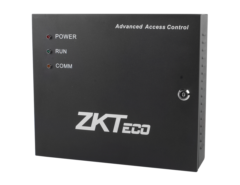 Controlador de Acceso 4 Puertas / 3,000 Huellas 30,000 Tarjetas / TCP/IP / Gabinete Metálico y Fuente 12V 5A