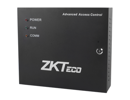 Controlador de Acceso 4 Puertas / 3,000 Huellas 30,000 Tarjetas / TCP/IP / Gabinete Metálico y Fuente 12V 5A