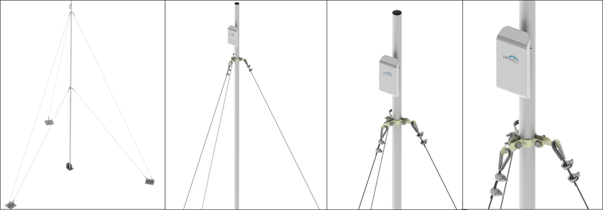Mástil Telescópico de 9 m. (Requiere accesorios de Instalación)
