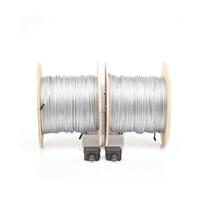 Cable Sensor Perimetral IRONCLAD / 610 m (2,000 ft) / 2 Zonas / Cerca Ciclónica / Sin Falsas Alarmas por Viento / Tarjeta LPU400 / Calibración por