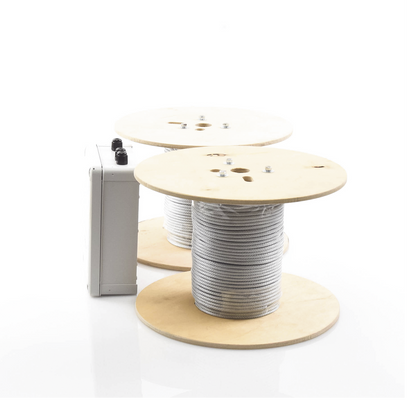 Kit IRONCLAD de Cable Sensor Perimetral Blindado / 150 m (492 ft) / 2 Zonas Independientes / Deteccion por Vibracion / Sin Falsas Alarmas / Tarjeta