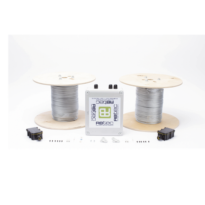 Kit IRONCLAD de Cable Sensor Perimetral Blindado / 150 m (492 ft) / 2 Zonas Independientes / Deteccion por Vibracion / Sin Falsas Alarmas / Tarjeta