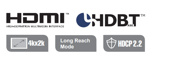 Extensor HDMI HDBaseT Class A | 4k hasta100m |