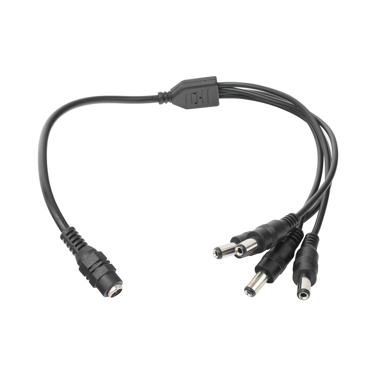Cable con Conector Jack Hembra de 3.5 mm con 4 Salidas de Jack Macho (Divisor de Energía) / Tipo Pulpo / 4 Conectores Macho / 1 Conector Hembra