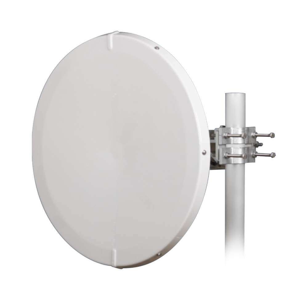 Antena Direccional de Alto Rendimiento / 30.5 ± 1 dBi / 2 ft / 5.9-7.125 GHz / Conectores RP-SMA / Alto Aislamiento al Ruido / Fácil Montaje y