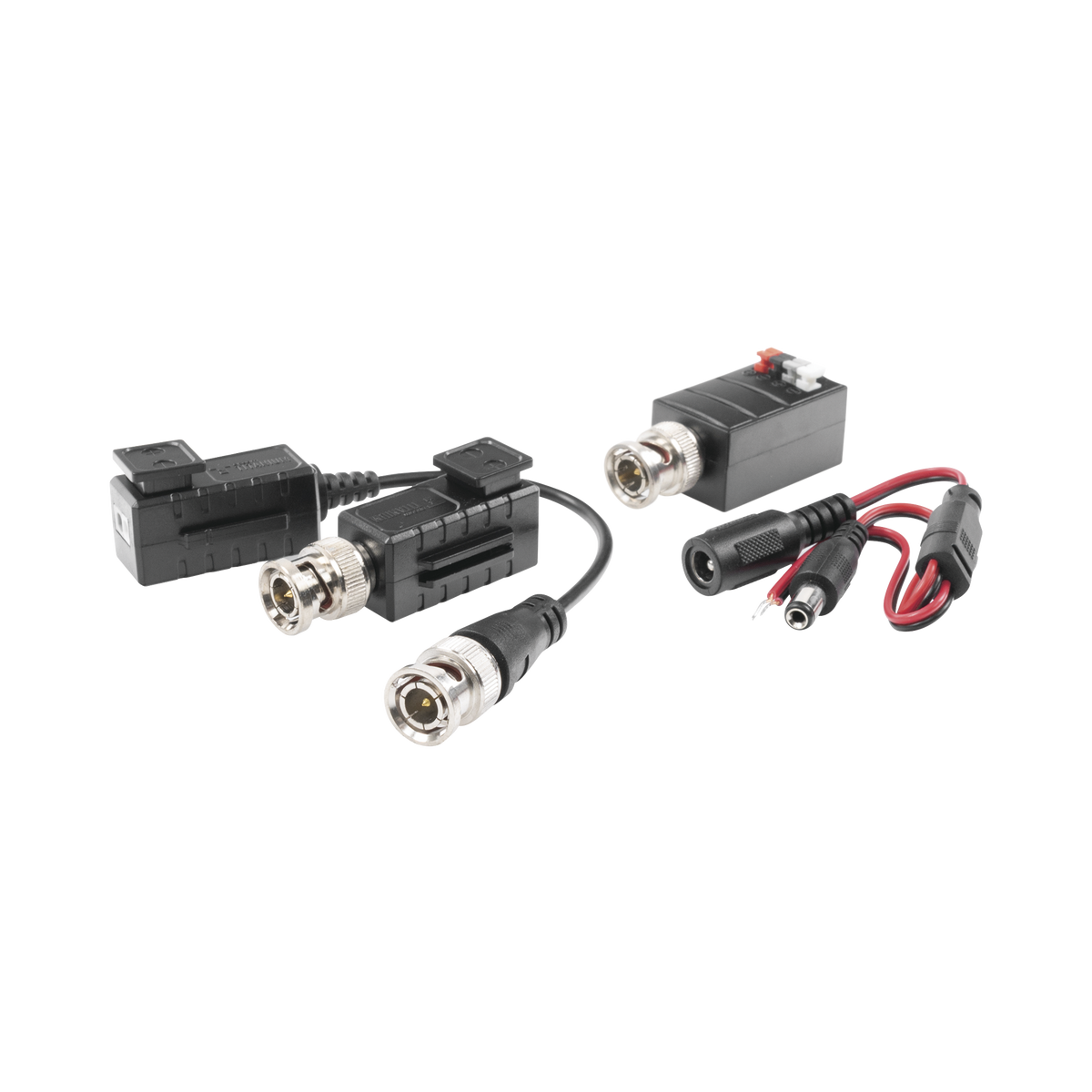Kit de TRANSCEPTORES DE VIDEO DE LARGO ALCANCE / 320 Metros / Resolución 720P y 1080P / Cat 5e/6 / Compatible con cámaras HD-TVI/CVI/AHD/CVBS