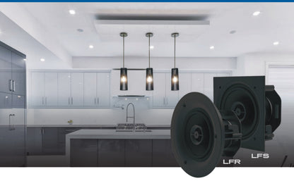 Altavoz de techo de 2 vias | woofer de 4in | Tweeter de 0.5in | 5-50 watts | 8 Ohms