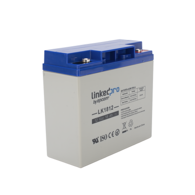 Batería de respaldo 12 V | 18 Ah | AGM | Especial para Seguridad Electrónica | UPS | Sistemas de Emergencia | Vida útil 5 años | Terminales M5