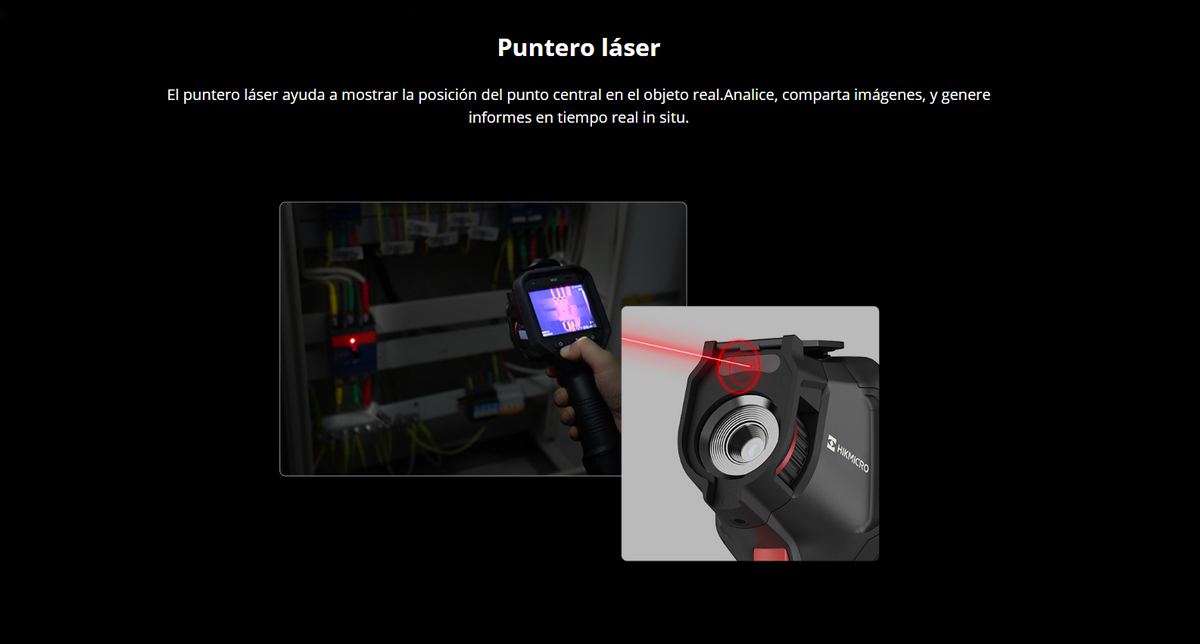M31T - Cámara Termográfica Portátil Dual / Super IR 768 x 576 / Lente Óptico (8 Megapixel) / WiFi / IP54 / Ranura MicroSD hasta 64 Gb / Hasta 4 Horas