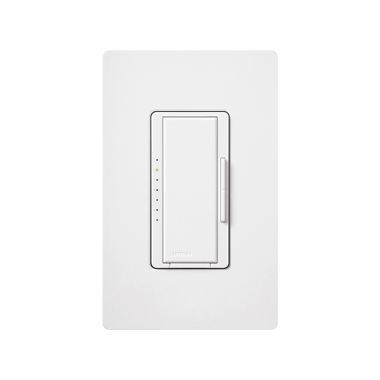 Atenuador de pared Maestro C.L para LED y CFL regulables de hasta 150 W o incandescentes y halógenos de 600 W, 120 V, unipolar, 3 vías o