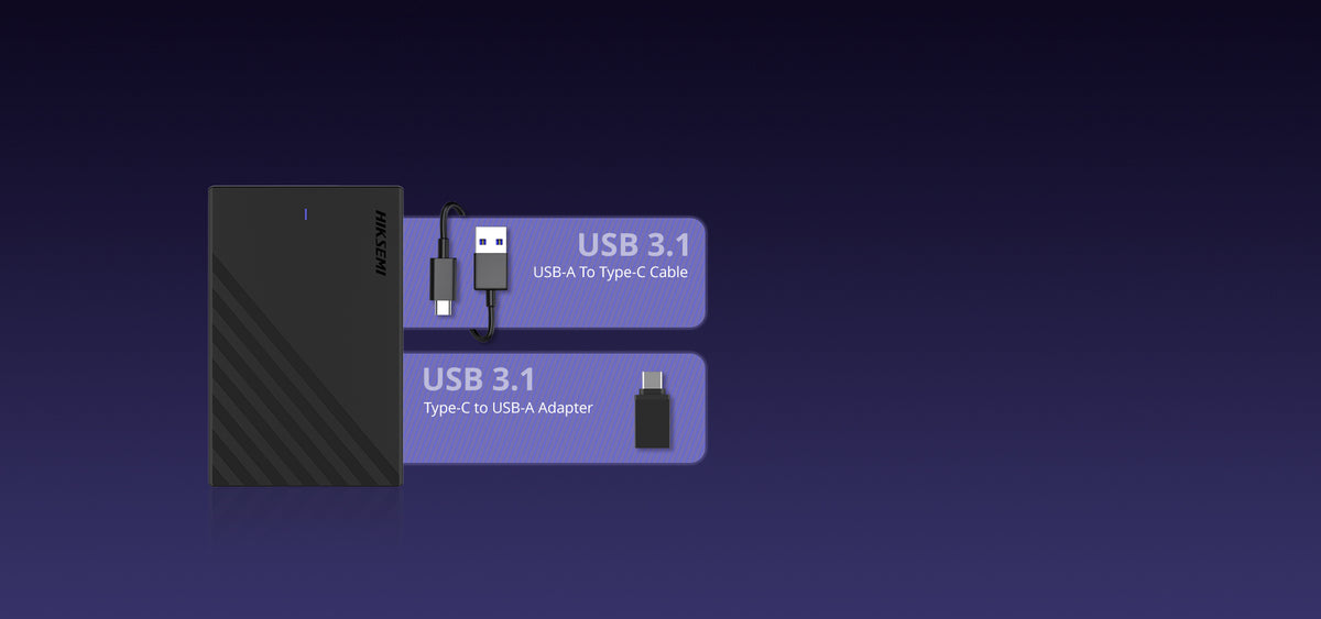 Adaptador para Disco Duro SATA III 2.5" / USB 3.1 6 Gbps / Protocolos USAP y TRIM / Cable USB-A a C + Adaptador C a C