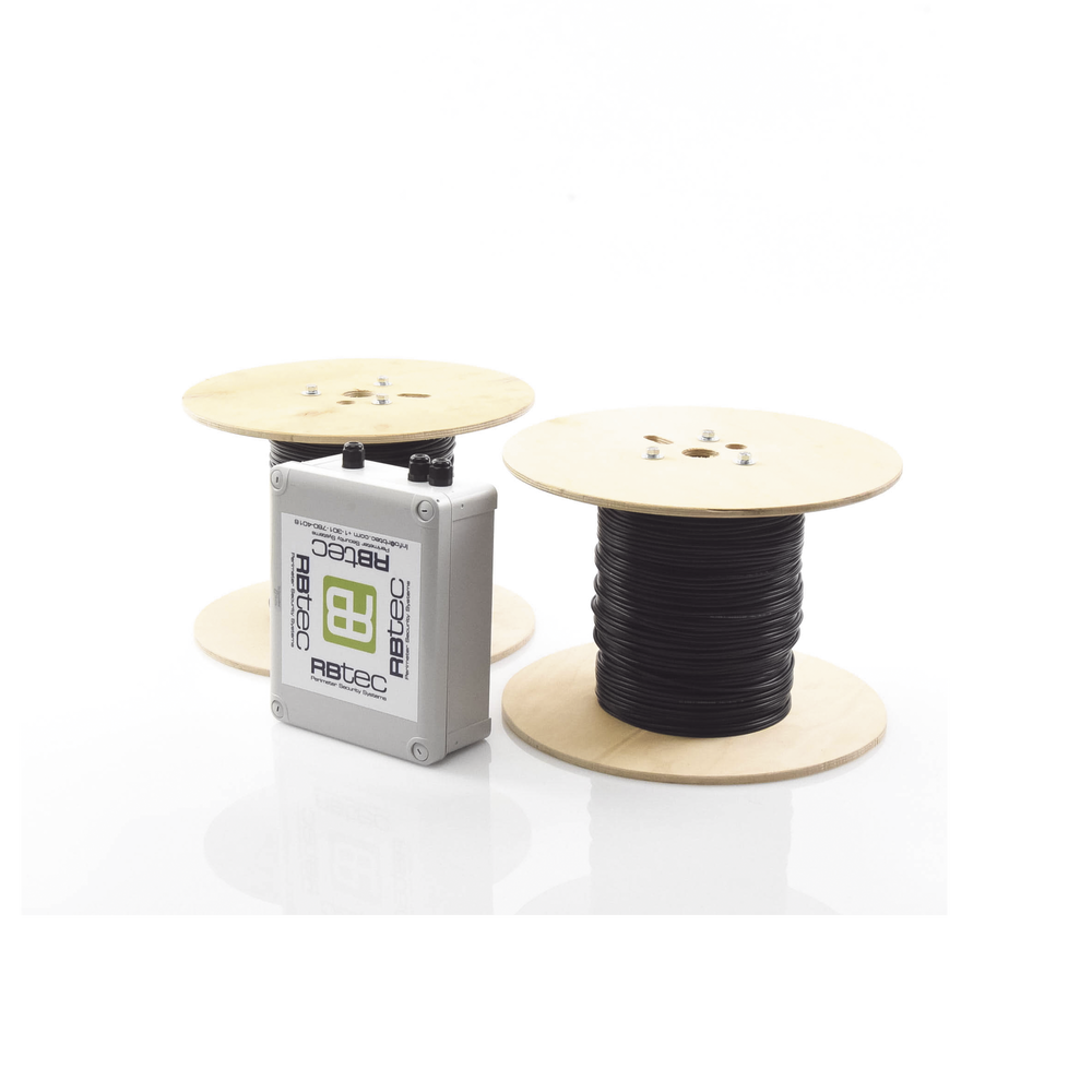 MICALERT Cable Sensor para Paredes, Rejas Rigidas o barandales / 2 zonas de 305 metros / 610 Metros de Protección Total/Tarjeta LPU400/Calibración