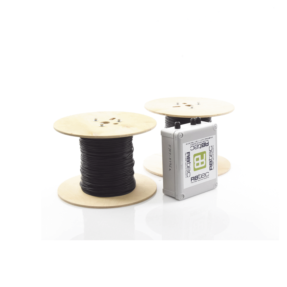 MICALERT Cable Sensor para Paredes, Rejas Rigidas o barandales / 2 zonas de 305 metros / 610 Metros de Protección Total/Tarjeta LPU400/Calibración
