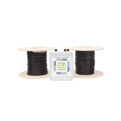 MICALERT Cable Sensor para Paredes, barandales, rejas rigidas / 2 zonas de 152 metros / 304 Metros de protección total/Tarjeta LPU400/Calibración via