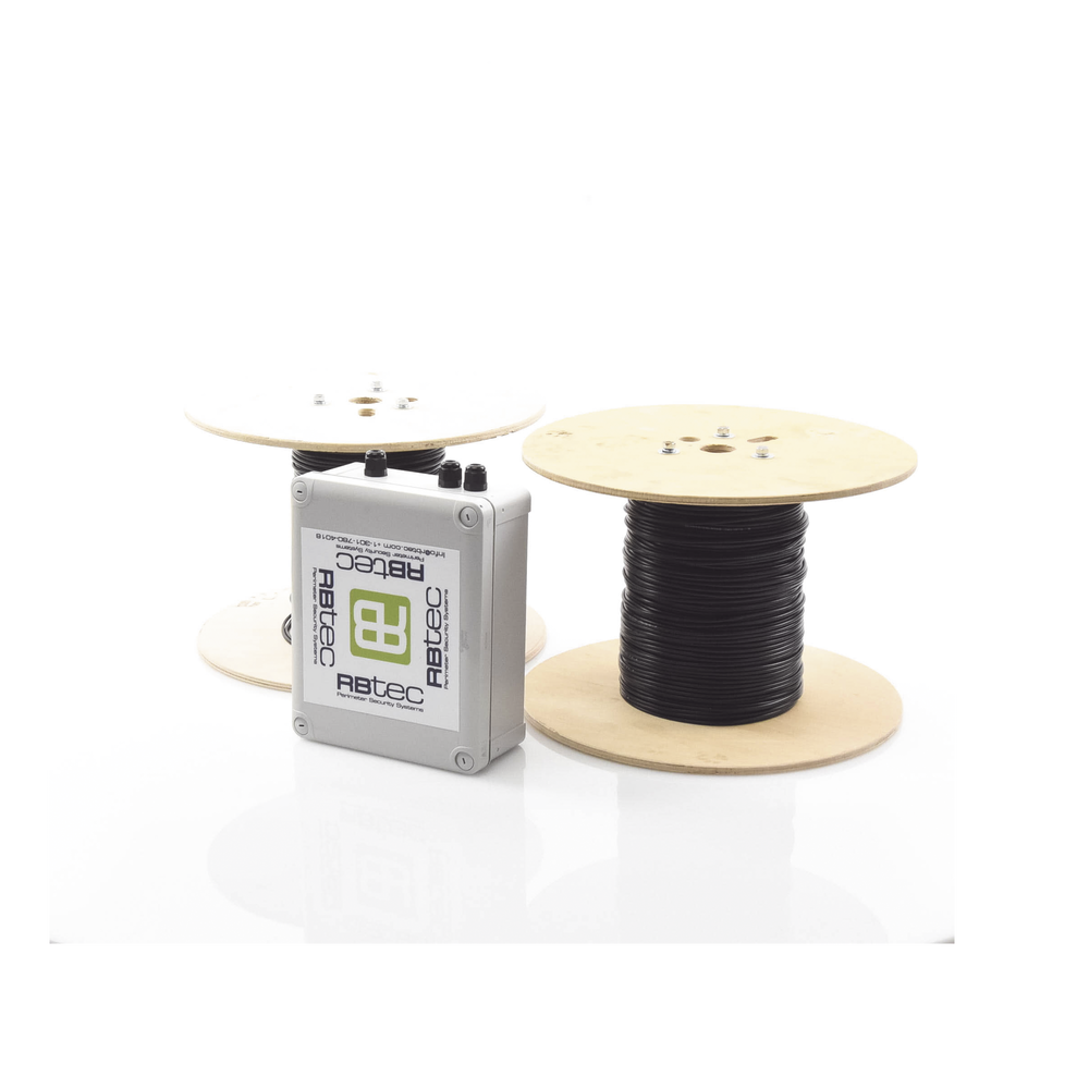 MICALERT Cable Sensor para Paredes, barandales, rejas rigidas / 2 zonas de 152 metros / 304 Metros de protección total/Tarjeta LPU400/Calibración via