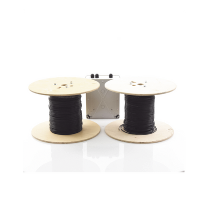 MICALERT Cable Sensor para Paredes, barandales, rejas rigidas / 2 zonas de 152 metros / 304 Metros de protección total/Tarjeta LPU400/Calibración via