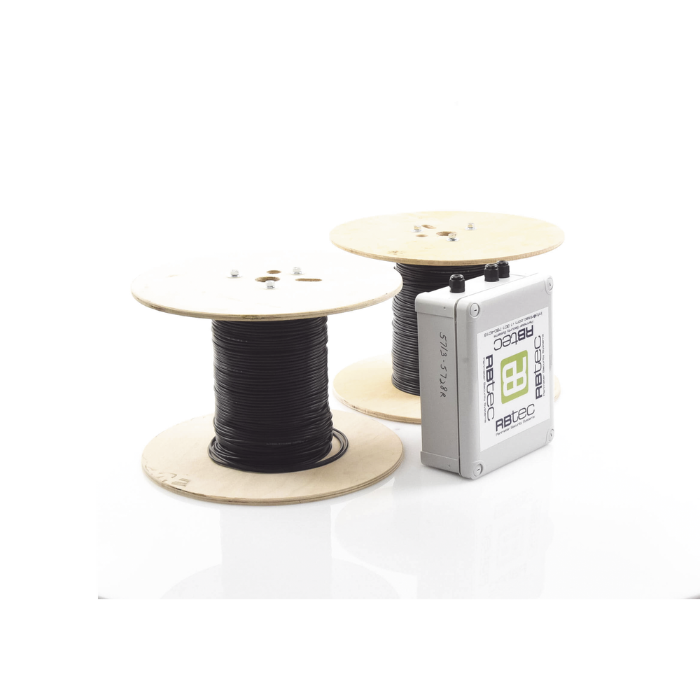 MICALERT Cable Sensor para Paredes, barandales, rejas rigidas / 2 zonas de 152 metros / 304 Metros de protección total/Tarjeta LPU400/Calibración via