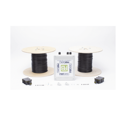MICALERT Cable Sensor para Paredes, barandales, rejas rigidas / 2 zonas de 152 metros / 304 Metros de protección total/Tarjeta LPU400/Calibración via