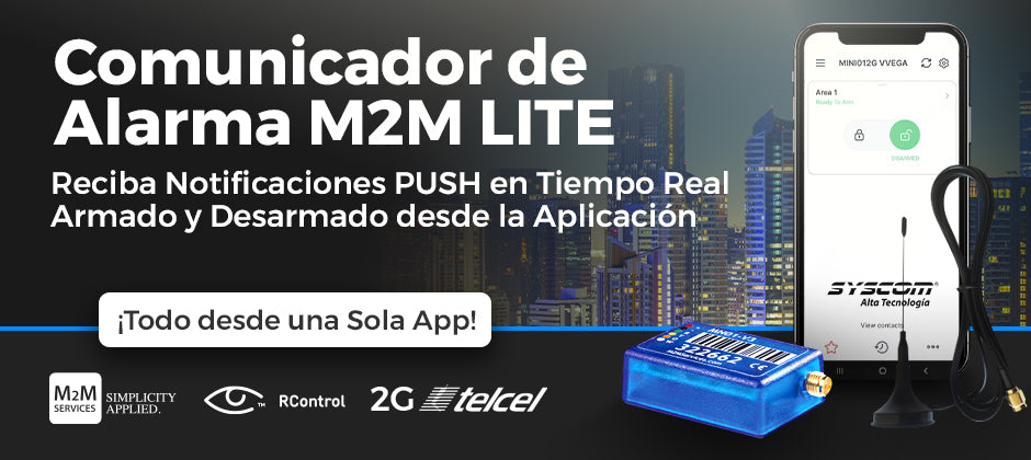 KIt de 10 Comunicadores de Alarma MINI012G con Antena 2G / Incluyen 1 Año de Cobertura / Aplicación Gratuita / Cero Configuración / Compatible