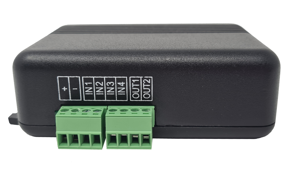 Controlador 4GLTEM / 4 ENTRADAS Y 2 SALIDAS / 2 AÑOS ILIMITADOS INCLUIDOS / Activacion Remota /Notificacion PUSH e EMAIL / APP SIN COSTO / Soporte