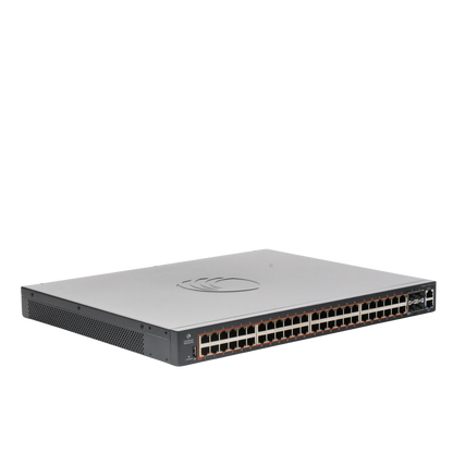 Switch Gestionable Capa 2+ / 176 Gbps Throughput / 48 Puertos Gigabit PoE+ / 4 SFP+ 10 Gbps Uplink / Política de Automatización / cnMaestro