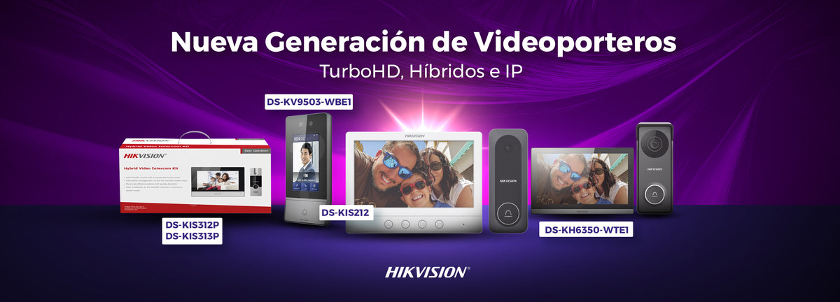 Videoportero IP 2 Megapixel / Llamada y Apertura Remota desde App Hik-Connect / PoE / Exterior IP65 + Antivandalico IK08 / 1 Departamento / Apertura