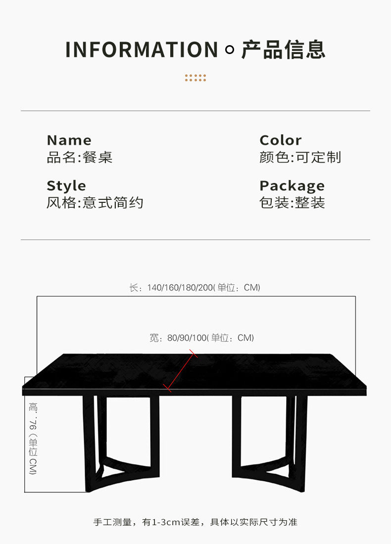 Comedor de mármol escandinavo minimalista posmoderna