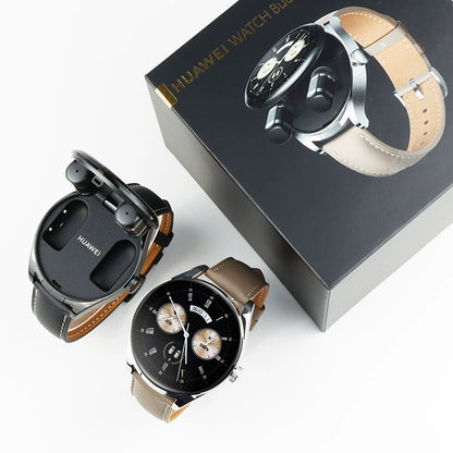 HUAWEI WATCH Buds 2-en-1: Smartwatch + Auriculares TWS con Cancelación de Ruido AI, Llamadas Bluetooth y SpO₂