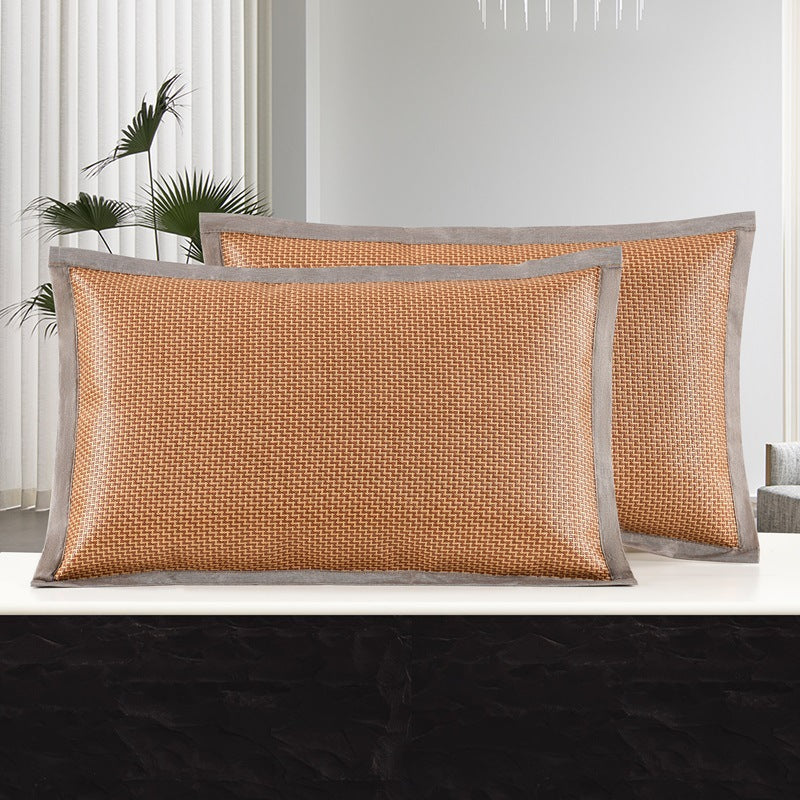 Fundas de almohada estera de verano funda de almohada de ratán de hielo funda de almohada bordada de ratán