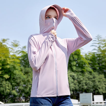 Chamarra Ligera con Capucha y Protección Solar UPF 50+ | Unisex