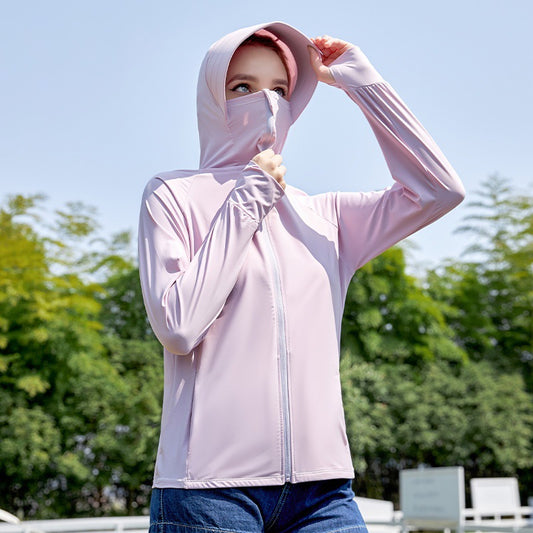 Chamarra Ligera con Capucha y Protección Solar UPF 50+ | Unisex