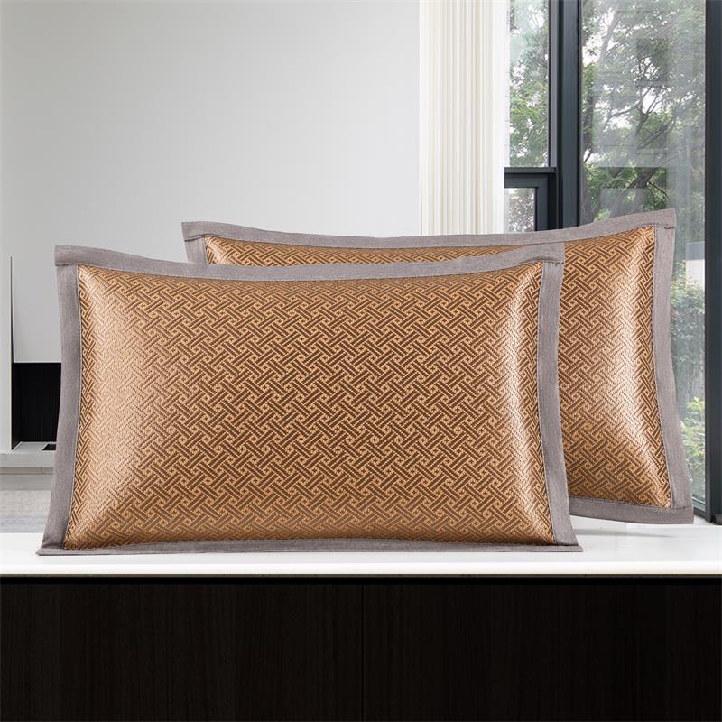 Fundas de almohada estera de verano funda de almohada de ratán de hielo funda de almohada bordada de ratán