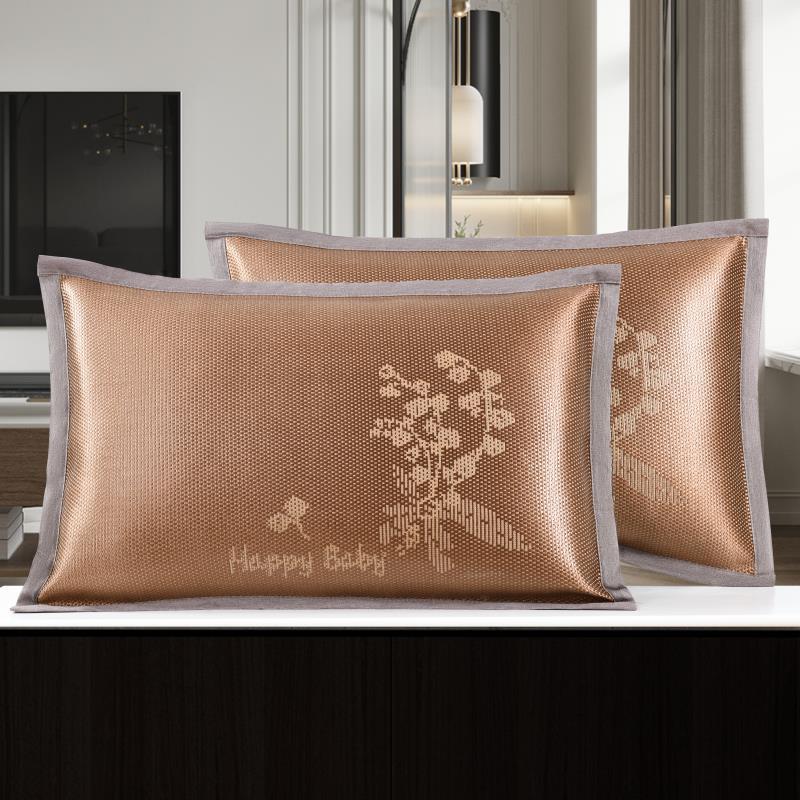Fundas de almohada estera de verano funda de almohada de ratán de hielo funda de almohada bordada de ratán